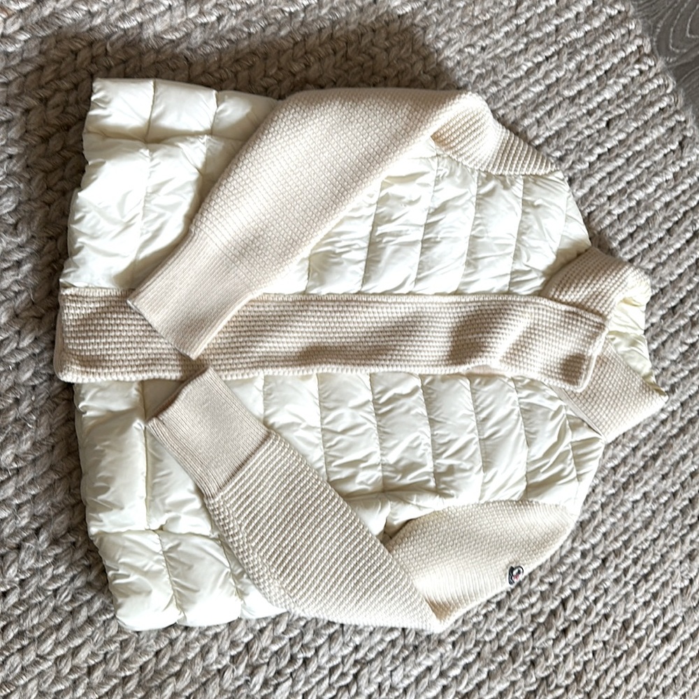 Moncler Cream Puffer Jacket